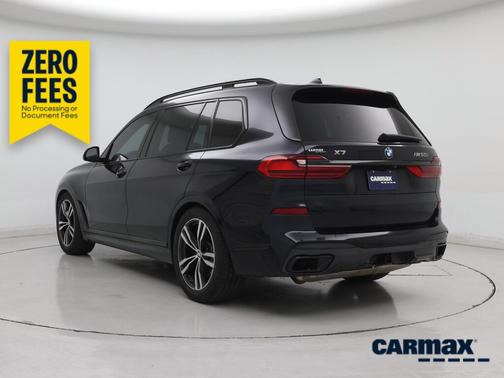 Black 2020 BMW X7 M50i