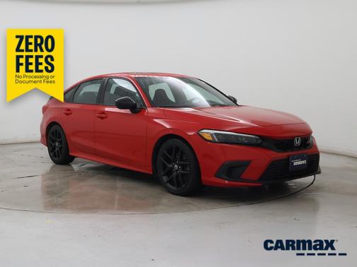 Red 2022 Honda Civic SI