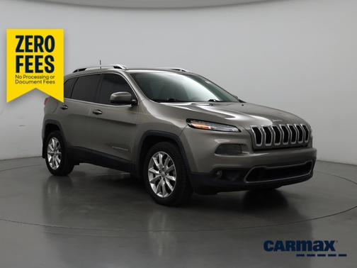 Gold 2017 Jeep Cherokee Limited