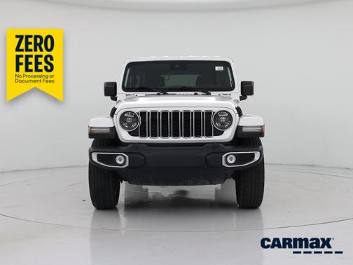 White 2025 Jeep Wrangler Sahara