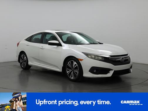 White 2016 Honda Civic EX-L