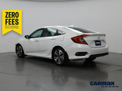 White 2016 Honda Civic EX-L