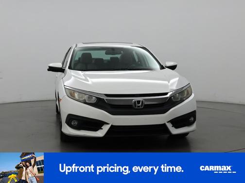 White 2016 Honda Civic EX-L