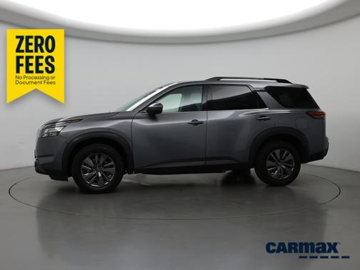 Gray 2025 Nissan Pathfinder SV