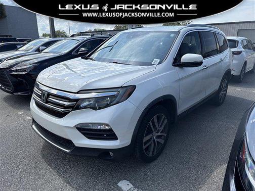 Diamond White Pearl 2016 Honda Pilot Touring