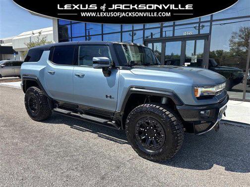 Neptune Blue Matte 2024 GMC HUMMER EV SUV 3X