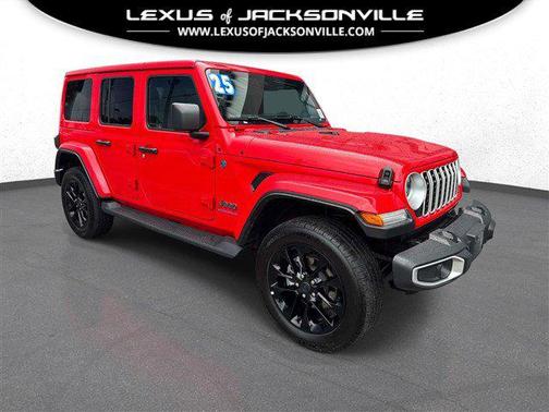 Firecracker Red Clearcoat 2025 Jeep Wrangler 4xe Sahara
