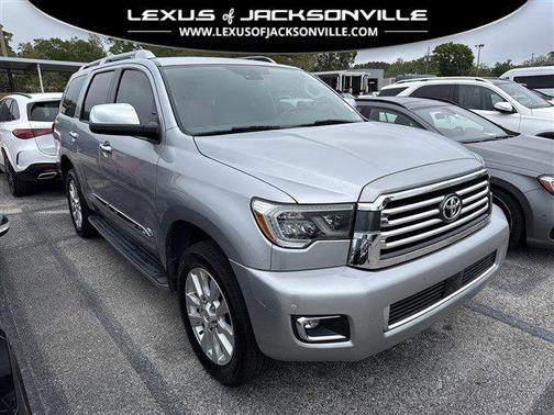 Silver Sky Metallic 2018 Toyota Sequoia Platinum