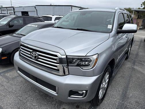 Silver Sky Metallic 2018 Toyota Sequoia Platinum