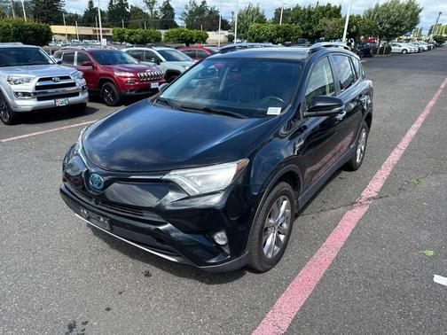 Black Sand Pearl 2016 Toyota RAV4 Hybrid Limited