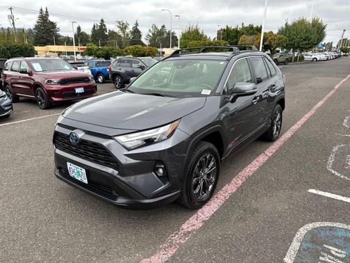 Magnetic Gray Metallic 2023 Toyota RAV4 Hybrid XLE Premium