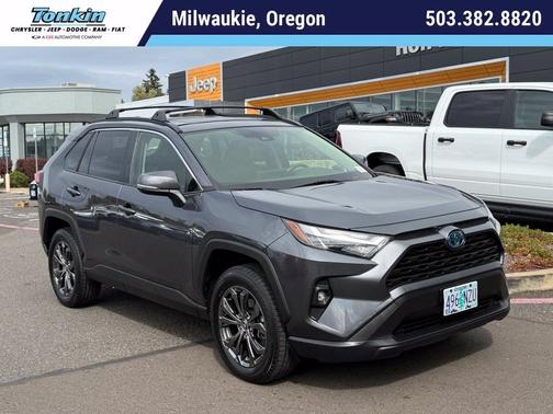 Magnetic Gray Metallic 2023 Toyota RAV4 Hybrid XLE Premium