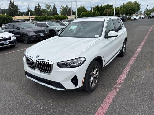 Alpine White 2022 BMW X3 xDrive30i