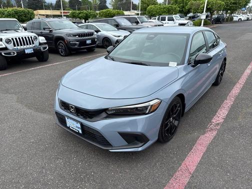 Gray 2024 Honda Civic Sport