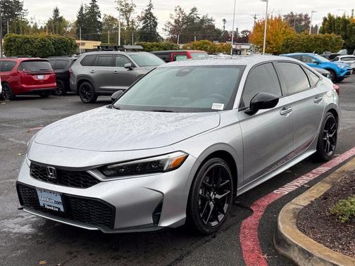 Solar Silver Metallic 2026 Honda Civic Hybrid