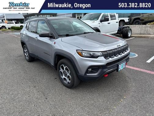 Billet Silver Metallic Clearcoat 2022 Jeep Compass Trailhawk