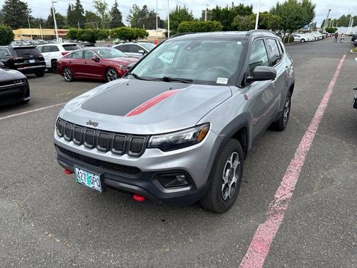 Billet Silver Metallic Clearcoat 2022 Jeep Compass Trailhawk