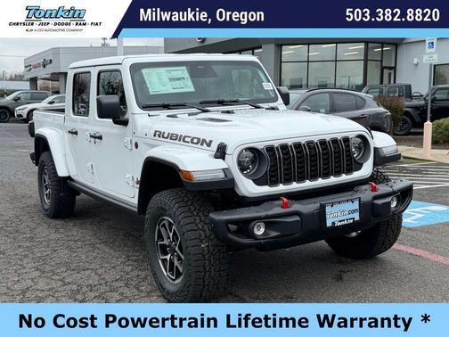 Bright White Clearcoat 2026 Jeep Gladiator Rubicon