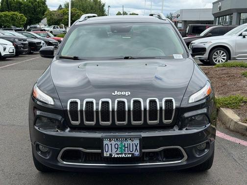 Brilliant Black Crystal Pearlcoat 2015 Jeep Cherokee Limited