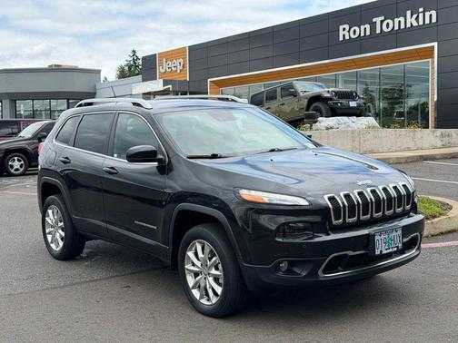 Brilliant Black Crystal Pearlcoat 2015 Jeep Cherokee Limited