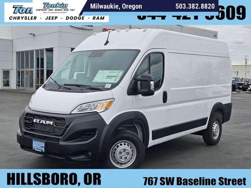 Bright White Clearcoat 2026 RAM ProMaster 2500 High Roof
