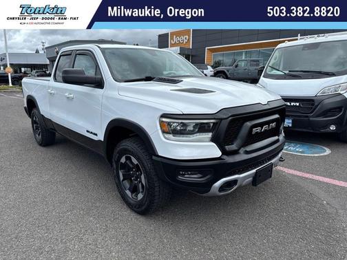 Bright White Clearcoat 2020 RAM 1500 Rebel