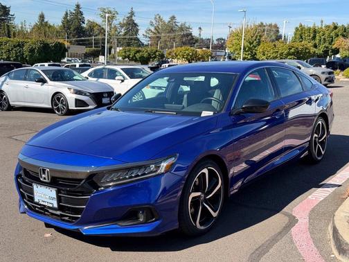 Still Night Pearl 2021 Honda Accord Sport 2.0T