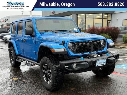 Hydro Blue Pearl 2024 Jeep Wrangler 4xe Rubicon