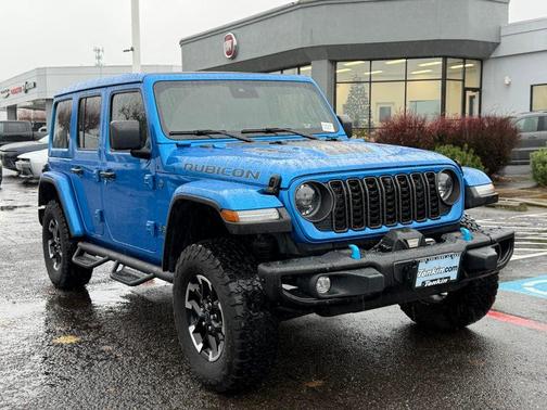 Hydro Blue Pearl 2024 Jeep Wrangler 4xe Rubicon