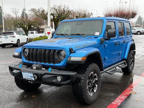 Hydro Blue Pearl 2024 Jeep Wrangler 4xe Rubicon