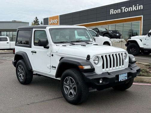 Bright White Clearcoat 2022 Jeep Wrangler Sport