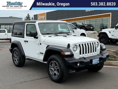 Bright White Clearcoat 2022 Jeep Wrangler Sport