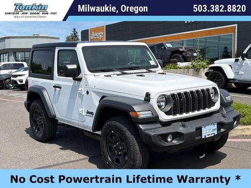 Bright White Clearcoat 2026 Jeep Wrangler Sport