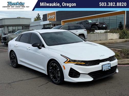 Glacial White Pearl 2024 Kia K5 GT-Line