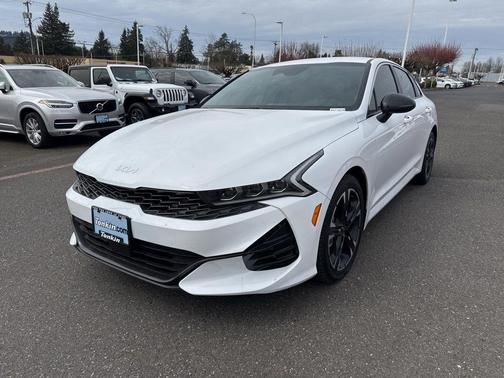 Glacial White Pearl 2024 Kia K5 GT-Line