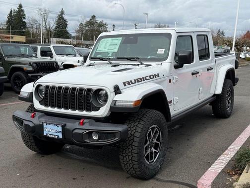 Bright White Clearcoat 2026 Jeep Gladiator Rubicon