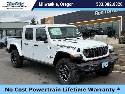 Bright White Clearcoat 2026 Jeep Gladiator Rubicon