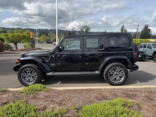 Black Clearcoat 2024 Jeep Wrangler 4xe High Altitude
