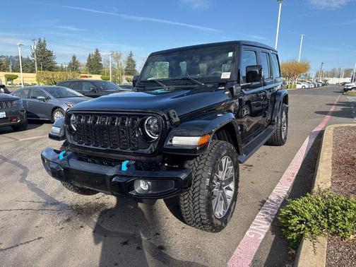 Black Clearcoat 2024 Jeep Wrangler 4xe High Altitude