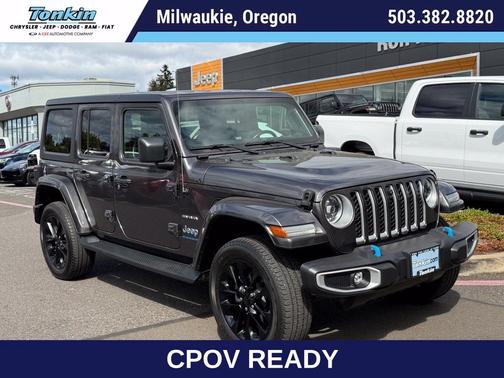 Granite Crystal Clearcoat Metallic 2023 Jeep Wrangler 4xe Sahara