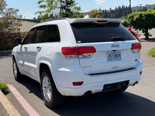 Bright White Clearcoat 2018 Jeep Grand Cherokee Overland
