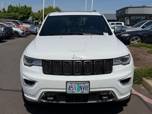 Bright White Clearcoat 2018 Jeep Grand Cherokee Overland