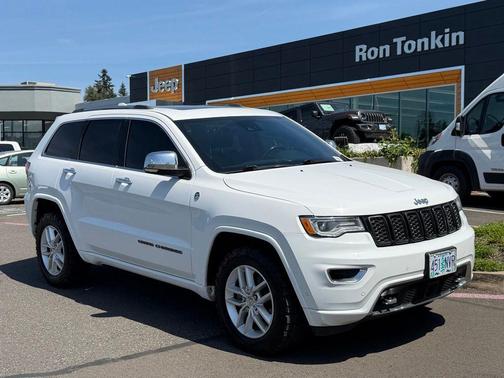Bright White Clearcoat 2018 Jeep Grand Cherokee Overland