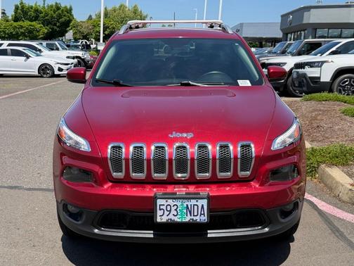 Deep Cherry Red Crystal Pearlcoat 2017 Jeep Cherokee Latitude