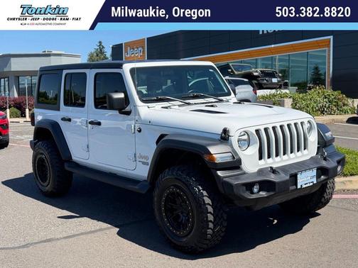 Bright White Clearcoat 2020 Jeep Wrangler Unlimited Sport