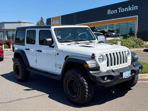 Bright White Clearcoat 2020 Jeep Wrangler Unlimited Sport