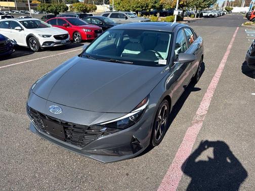 Gray 2023 Hyundai ELANTRA HEV Limited