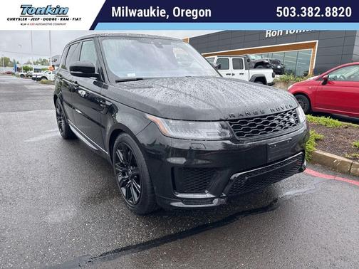 Santorini Black 2021 Land Rover Range Rover Sport HSE Silver Edition PHEV