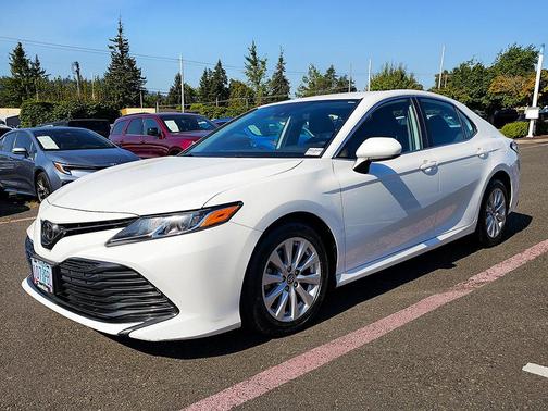 Super White 2020 Toyota Camry LE