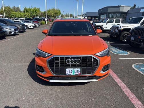 Pulse Orange 2021 Audi Q3 40 Premium
